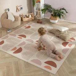 Puzzlematte - Alfie XL Arches Hellgrau Multi - 180x180cm