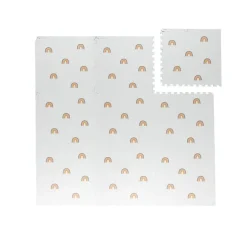 Puzzlematte - Alfie XL Rainbow Weiß - 180x180cm
