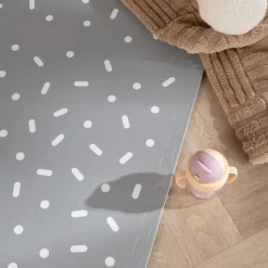 Puzzlematte - Alfie XL Sprinkles Grau - 180x180cm