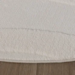 Runder Teppich Wohnzimmer - Charm Shapes Weiß