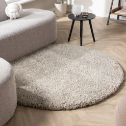 Runder Wohnzimmer Teppich - Yves Beige