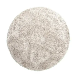 Shaggy Teppich Rund - Blaze Beige Grau