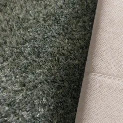 Shaggy Teppich Rund - Grace Grün