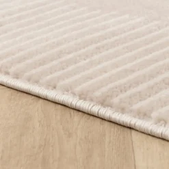 Skandinavischer Teppich - Aurora Shapes Beige