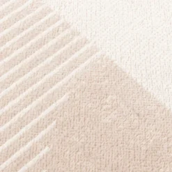 Skandinavischer Teppich - Aurora Shapes Beige