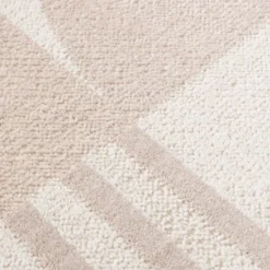 Skandinavischer Teppich Rund - Aurora Circles Beige