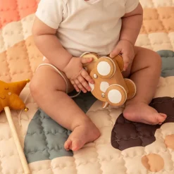 Spielteppich Baby Rund - Noa Regenbogen Bunt - Ø 150cm