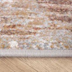 Teppich Abstrakt - Xavier Scratch Taupe Rot