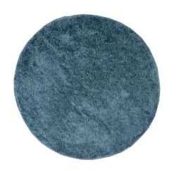 Teppich Hochflor Rund - Lofty Blau