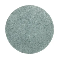 Teppich Hochflor Rund - Wish Blau Grün