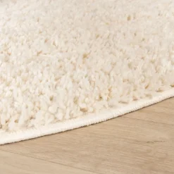 Teppich Hochflor Rund - Wish Creme