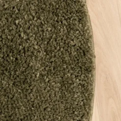 Teppich Hochflor Rund - Wish Grün