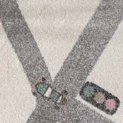 Teppich Kinderzimmer - Bowie Autobahn Creme