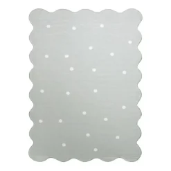 Teppich Kinderzimmer - Cloudy Dots Minze