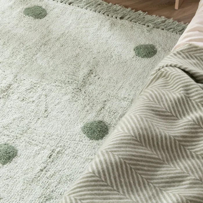 Teppich Kinderzimmer - Lou Dots Grün