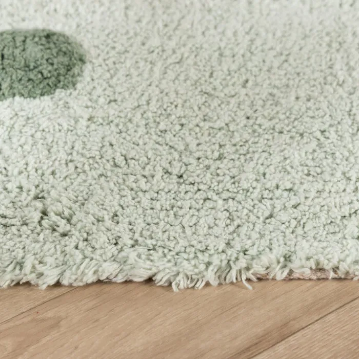 Teppich Kinderzimmer - Lou Dots Grün