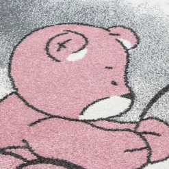 Teppich Kinderzimmer Rund - Anna Bär Rosa