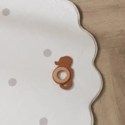 Teppich Kinderzimmer Rund - Cloudy Dots Weiß