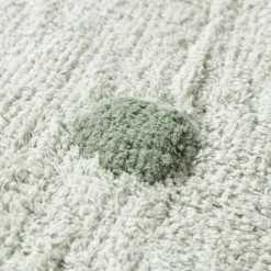 Teppich Kinderzimmer Rund - Lou Dots Grün