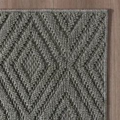 Teppich Läufer - Hidde 3D Diamond Grün