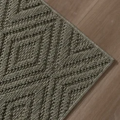 Teppich Läufer - Hidde 3D Diamond Grün