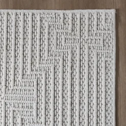 Teppich Läufer - Hidde 3D Lines Weiß