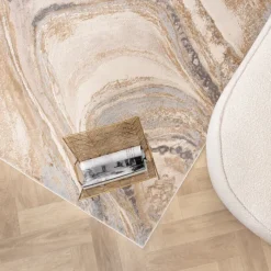 Teppich Modern - Leonore Noce Creme Braun