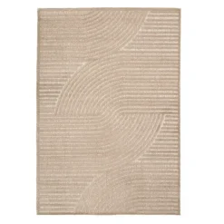 Teppich Modern - Nori Curves Taupe