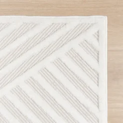 Teppich Modern - Nori Lines Weiß