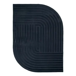 Teppich Organisch - Flowy Lines Anthrazit