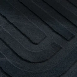 Teppich Organisch - Flowy Lines Anthrazit