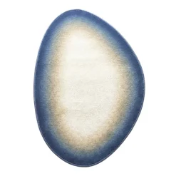 Teppich Organisch - Mellow Blau Gelb