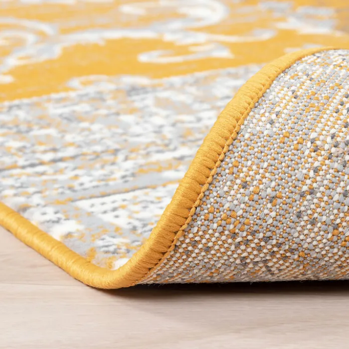 Teppich Patchwork - Famous Ocker