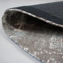 Teppich Patchwork Rund - Dreams Grau