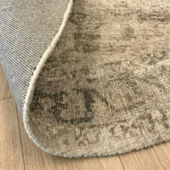 Teppich rund vintage - Kyra Medaillon Creme