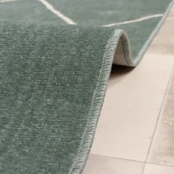 Teppich Skandinavisch - Odin Lines Grün