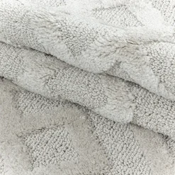 Teppich Skandinavisch Rund - Pitea Pattern Creme