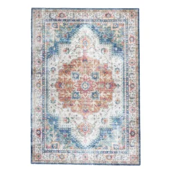 Teppich Vintage - Azara Hellblau