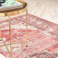 Teppich Vintage - Estate Medaillon Rot