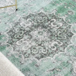 Teppich Vintage - Estate Medaillon Dunkelgrün