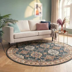 Teppich Vintage Rund - Imagine Oriental Bunt