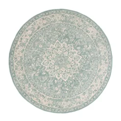 Teppich Vintage Rund - Wonder Oriental Grün