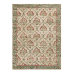 Teppich Vintage - Sage Grid Grün