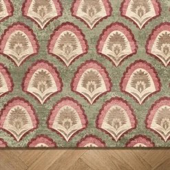 Teppich Vintage - Sage Pattern Grün