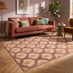 Teppich Vintage - Sage Pattern Terracotta
