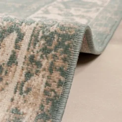 Teppich Vintage - Spring Medaillon Grün Creme