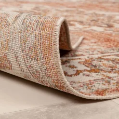 Teppich Vintage - Spring Medaillon Terracotta Creme