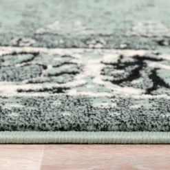 Teppich Vintage - Wonder Grün Schwarz