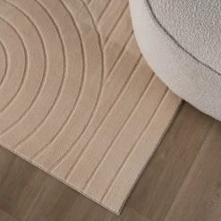 Teppich Wohnzimmer - Charm Arches Beige