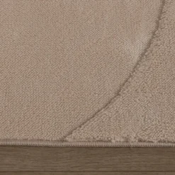 Teppich Wohnzimmer - Charm Circles Beige